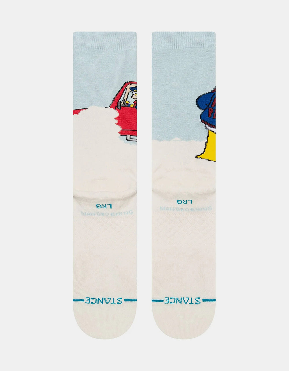 Stance x The Simpsons Mr Plow Crew Socks - Light Blue