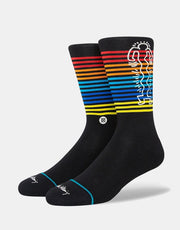 Stance x Keith Haring Wiggles Crew Socks - Black