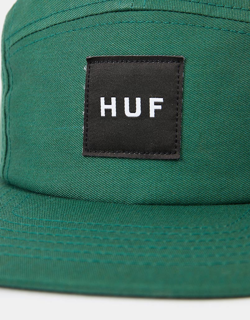 HUF Box Logo Volley 5 Panel Cap - Forest Green