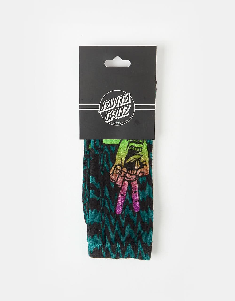 Santa Cruz Acidic Screamin Peace Fade Socks - Acidic Verdigris