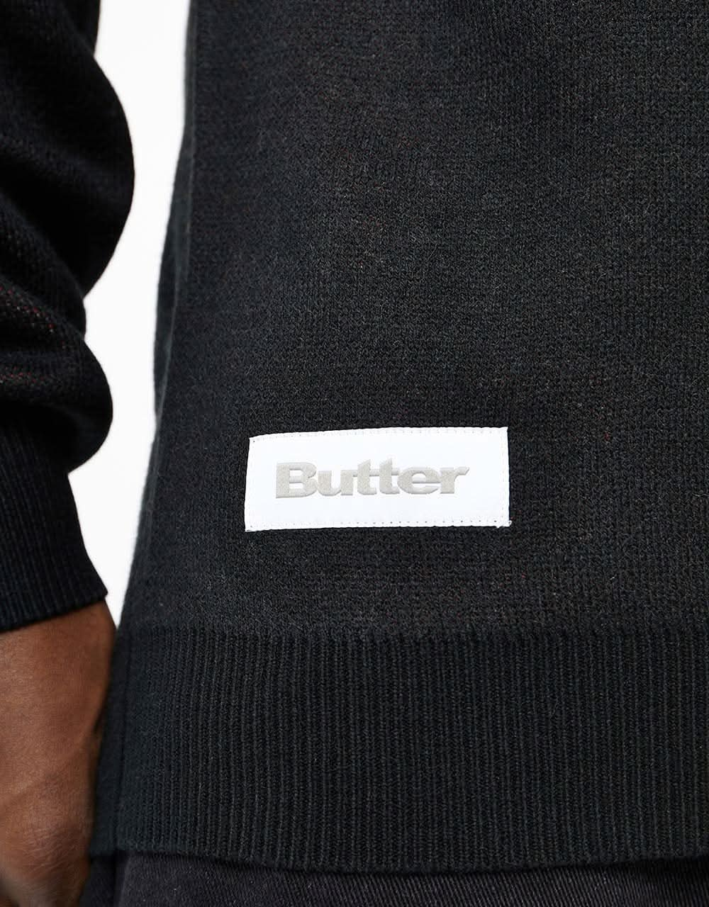 Butter Goods Butterfly Knit Sweater - Black