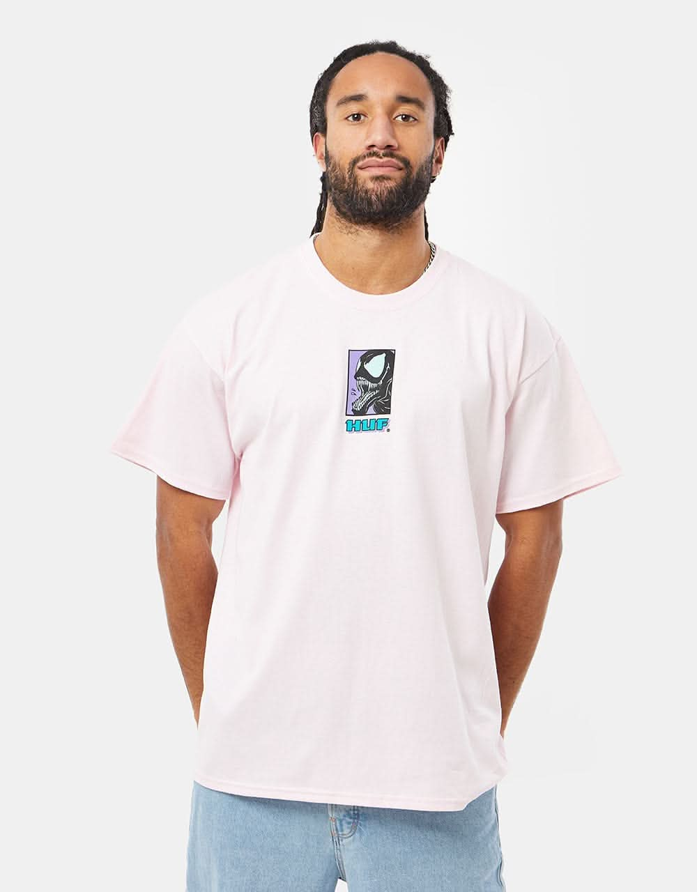 HUF x Marvel Symbiote T-Shirt - Pink