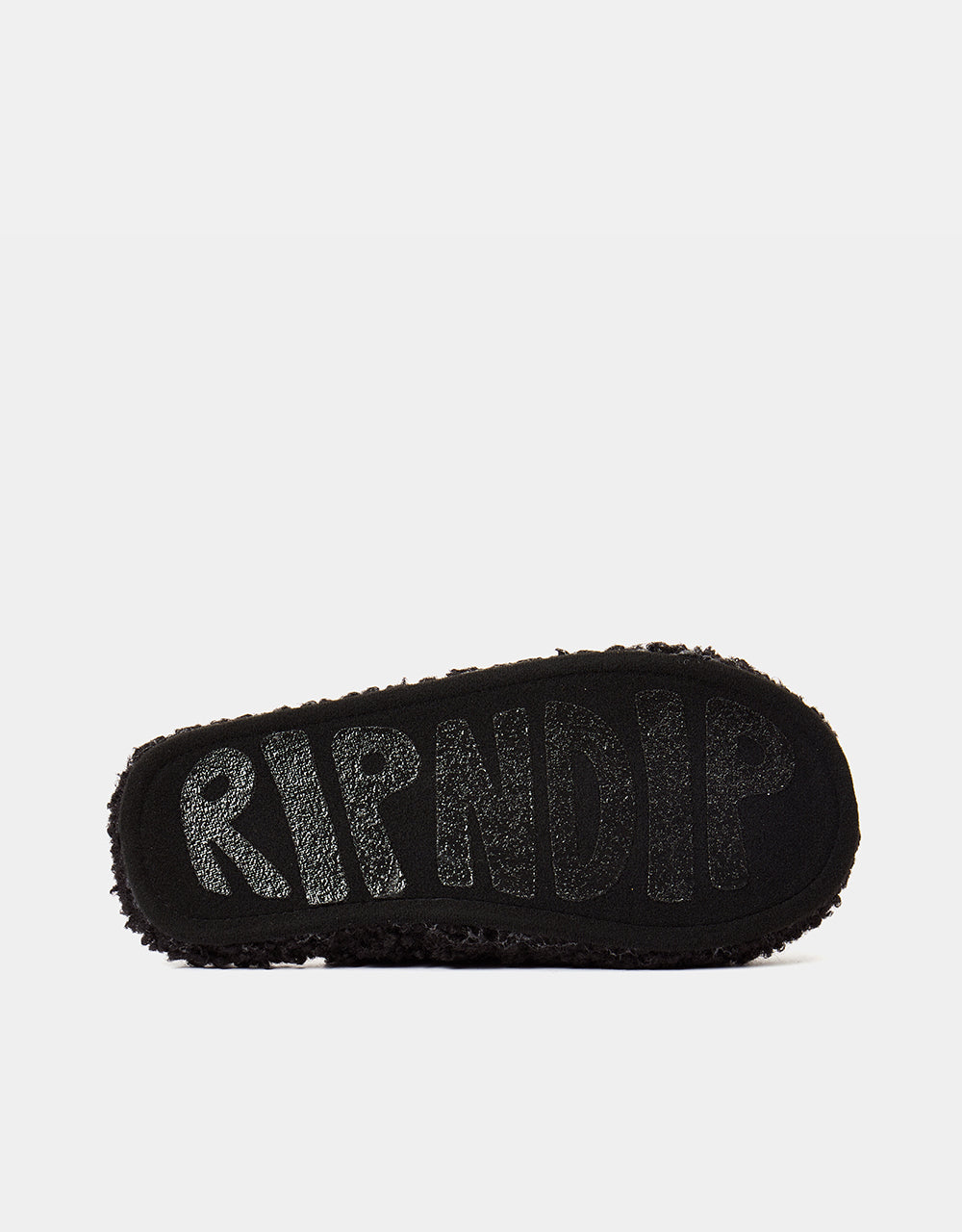 RIPNDIP Jerm Face Fuzzy House Slippers - Black