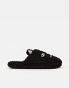 RIPNDIP Jerm Face Fuzzy House Slippers - Black