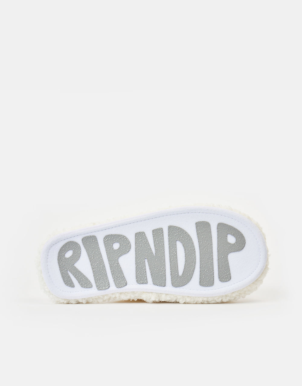 RIPNDIP Nerm Face Fuzzy House Slippers - White