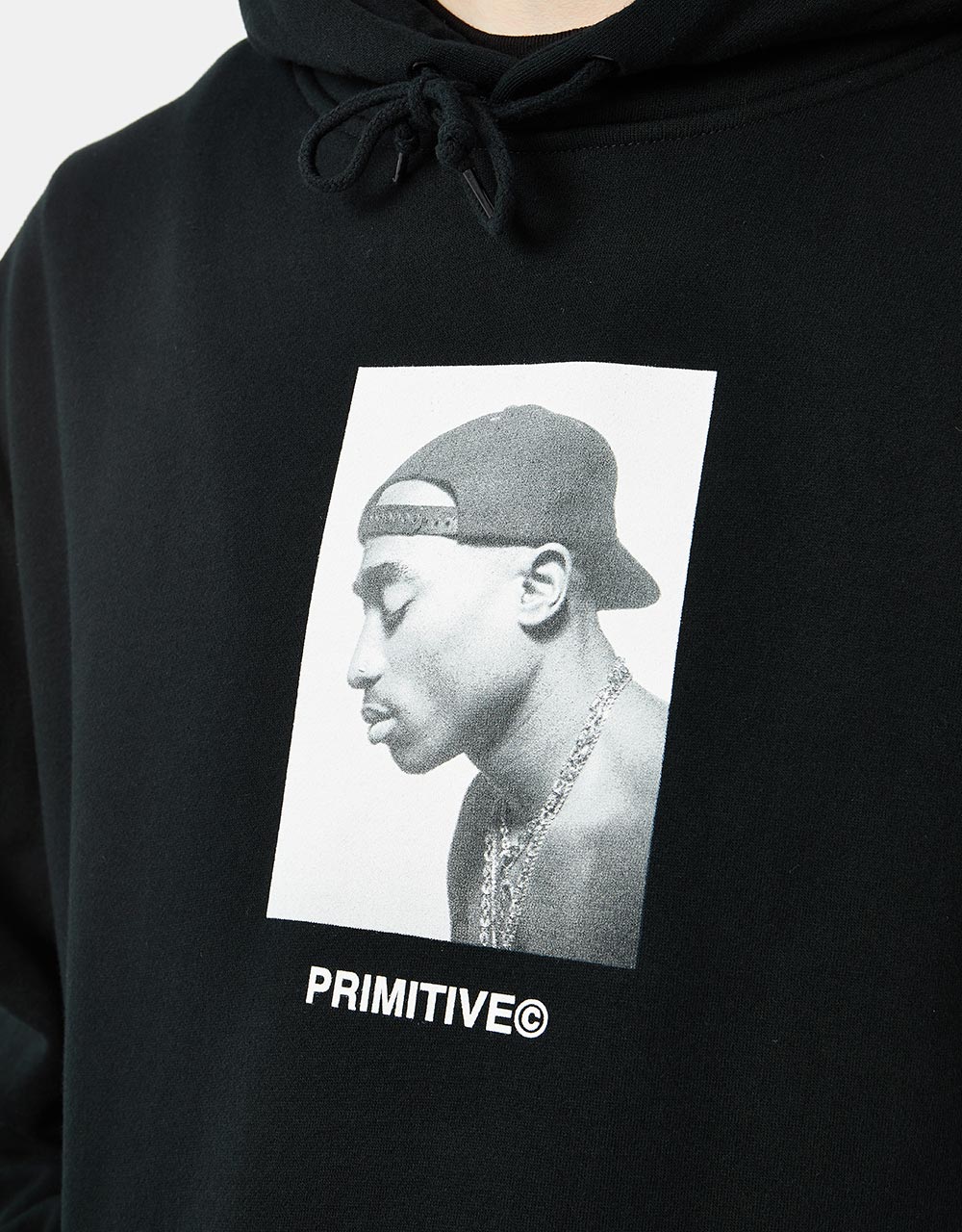 Primitve x Tupac No Changes Pullover Hoodie - Black