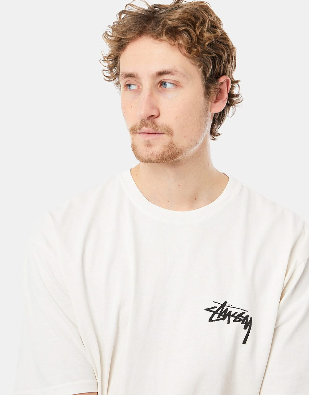 Stüssy How We'Re Livin' Pigment Dyed T-Shirt - Natural