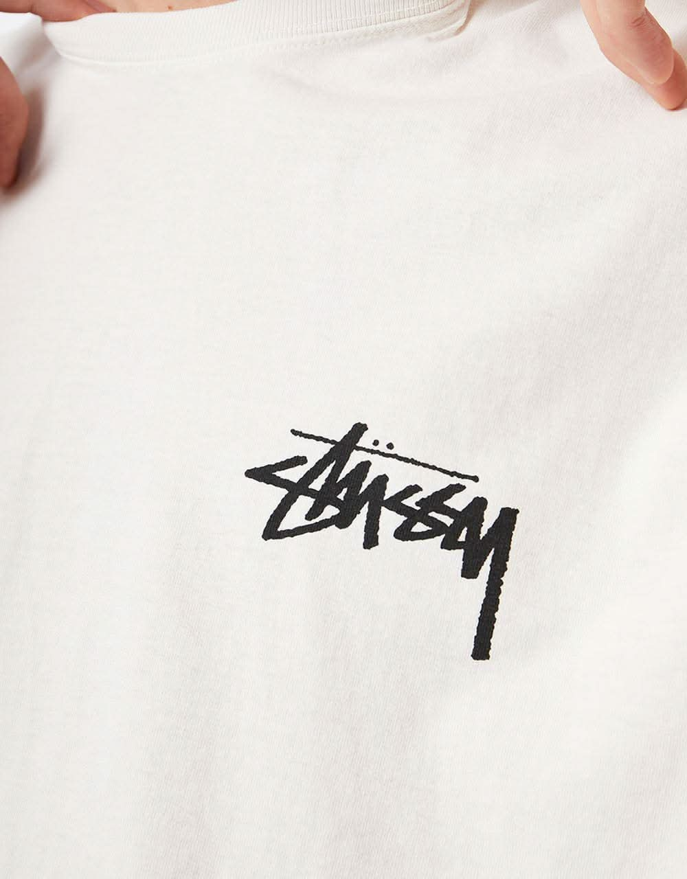 Stüssy How We'Re Livin' Pigment Dyed T-Shirt - Natural