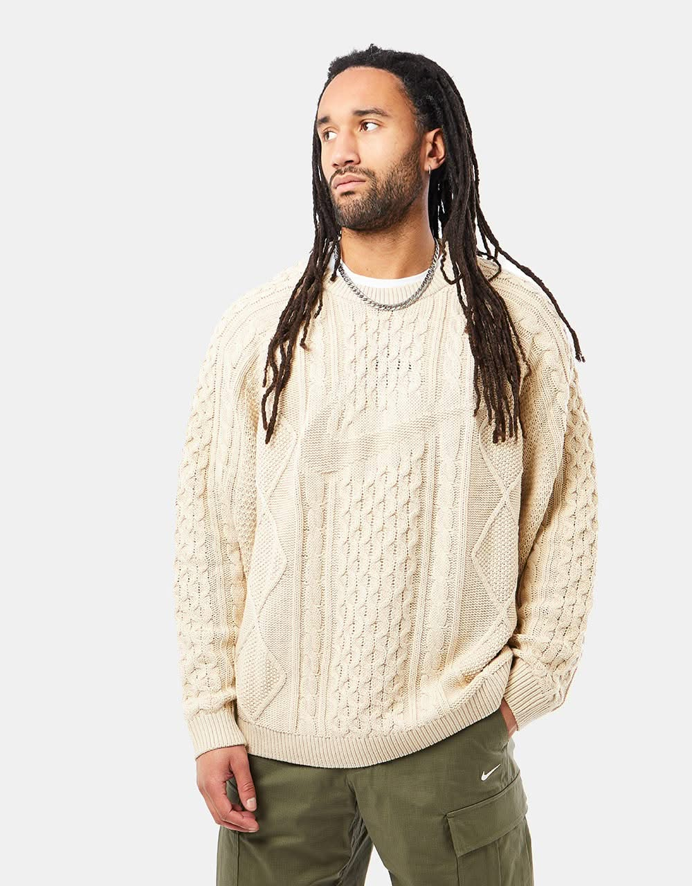 Nike Cable Knit Sweater - Rattan