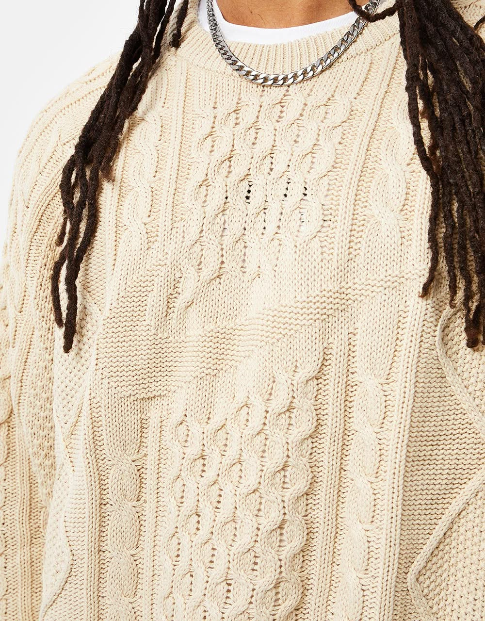 Nike Cable Knit Sweater - Rattan