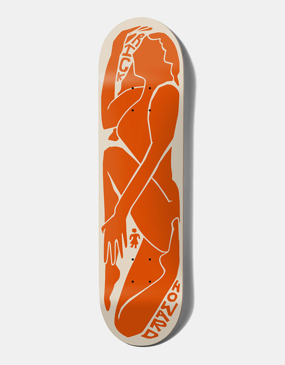 Girl Howard Contour Curves Skateboard Deck - 8.375"