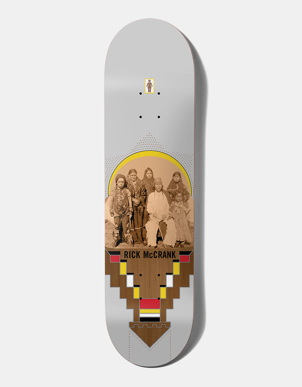 Girl Mccrank Colonialism Skateboard Deck - 8.25"