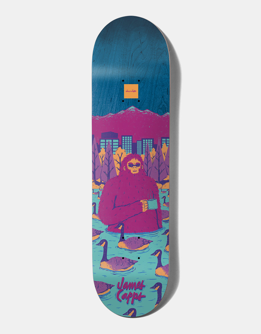 Chocolate Capps Sasquatch Skateboard Deck - 8.5"