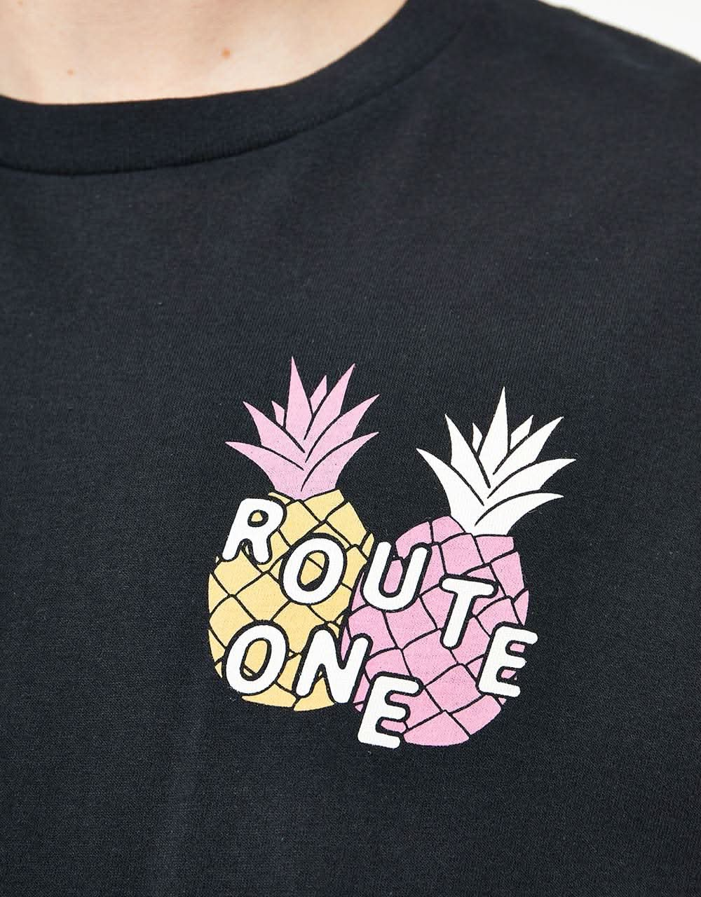 Route One 'Napple T-Shirt - Black