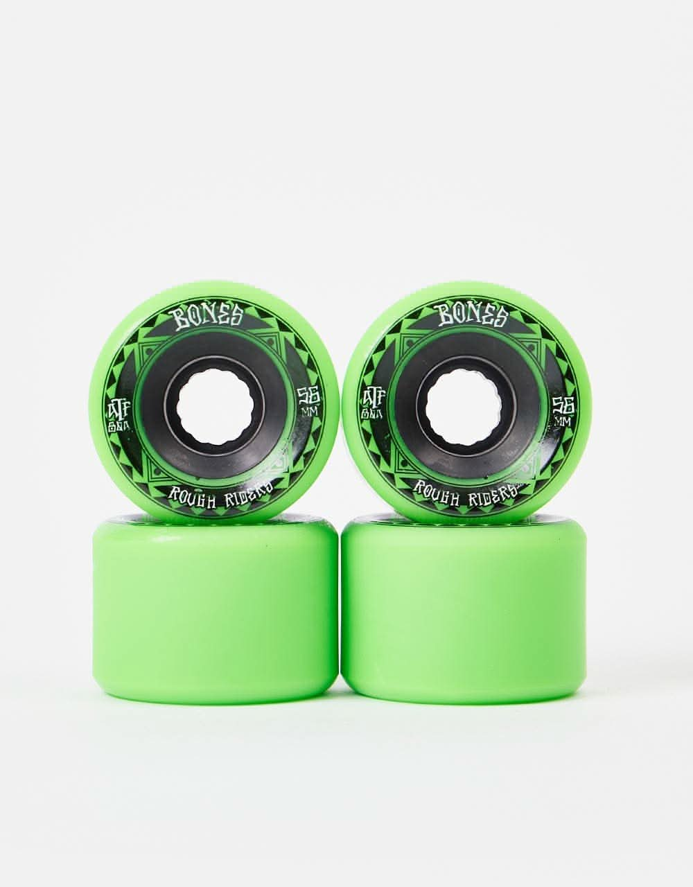 Bones Rough Riders Runners ATF 80a Skateboard Wheel - Green