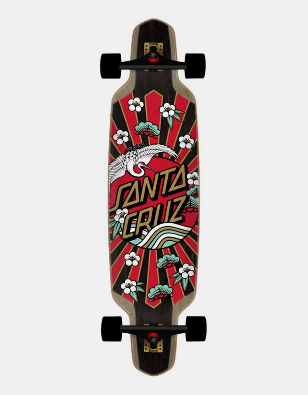 Santa Cruz Crane Dot Drop Down Longboard - 37.52" x 9.5"