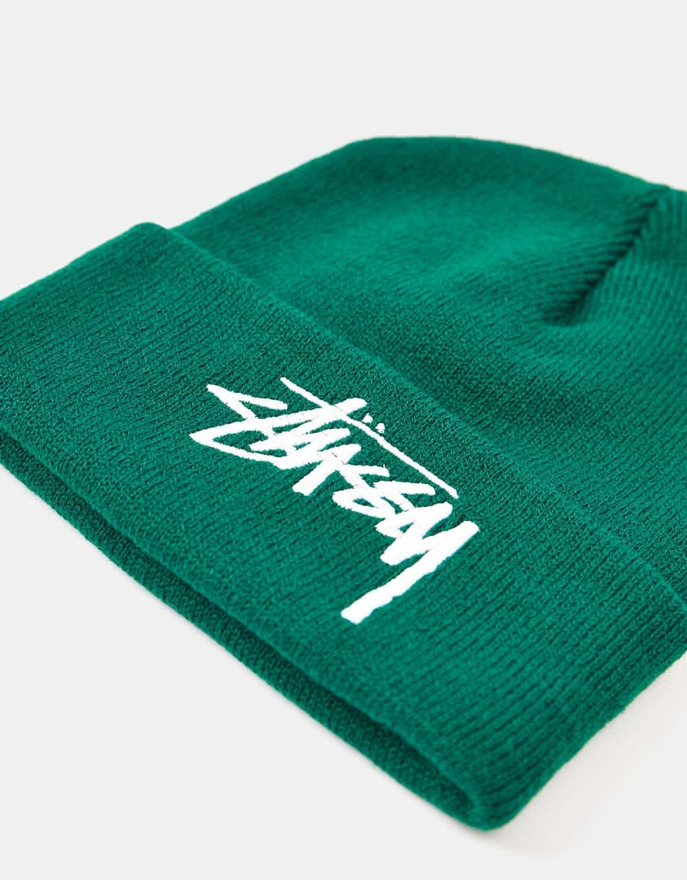 Stüssy Big Stock Cuff Beanie - Forest