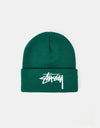 Stüssy Big Stock Cuff Beanie - Forest