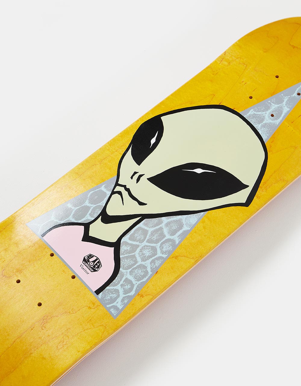 Alien Workshop Visitor Skateboard Deck - Yellow