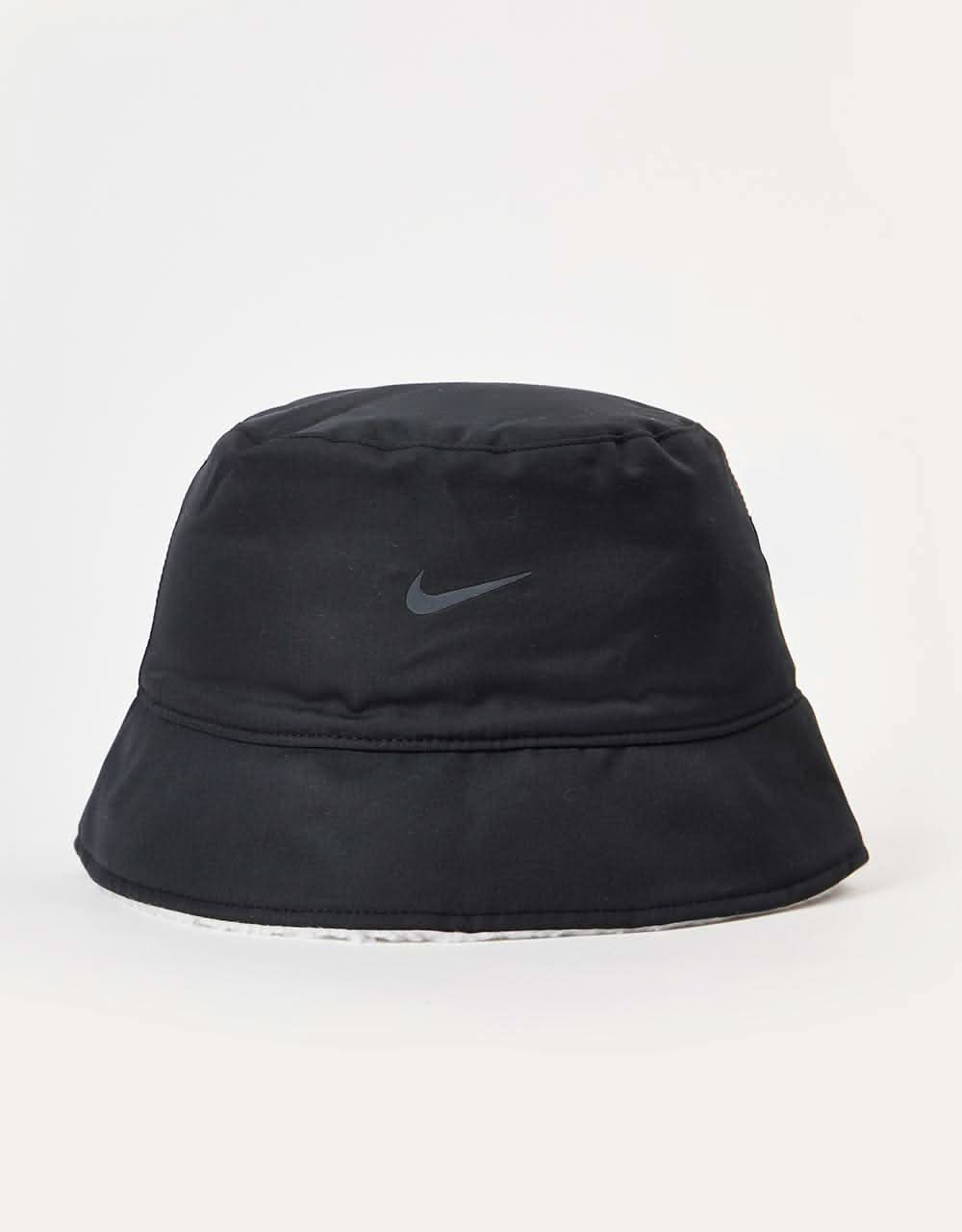 Nike NSW Reversible Sherpa Bucket Hat - White/Black/Black