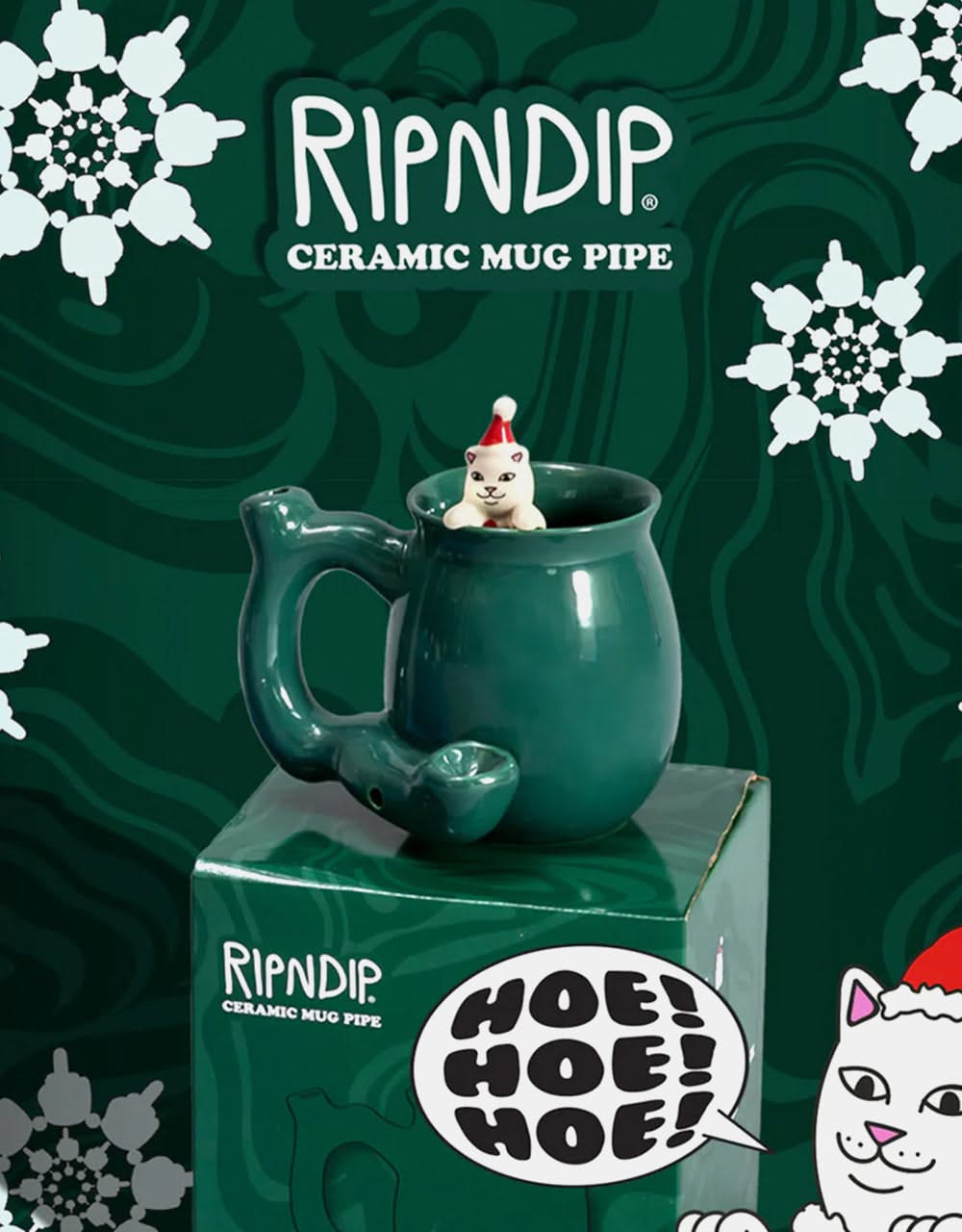 RIPNDIP Lord Santa Wake And Bake Mug - Pine