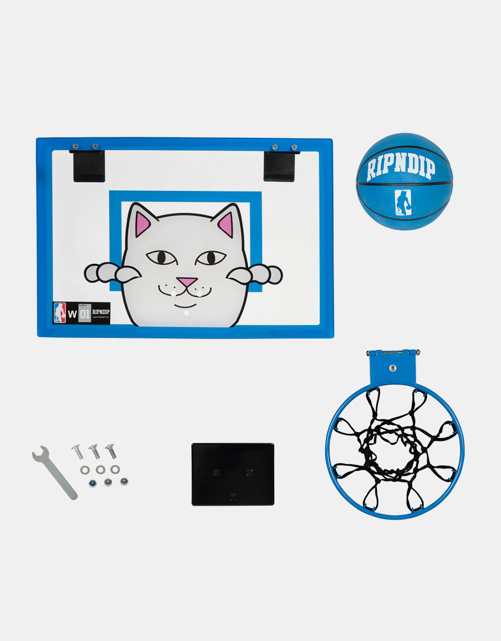 RIPNDIP Peeking Nermal Hanging Basketball Set - Blue