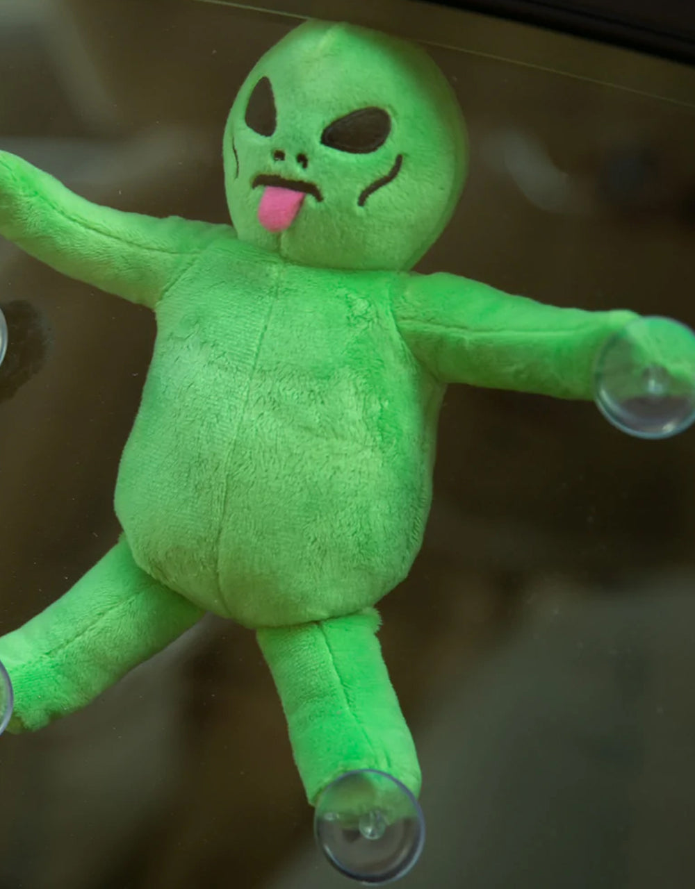 RIPNDIP Alien Window Plush Suction Cup Plush Doll - Green