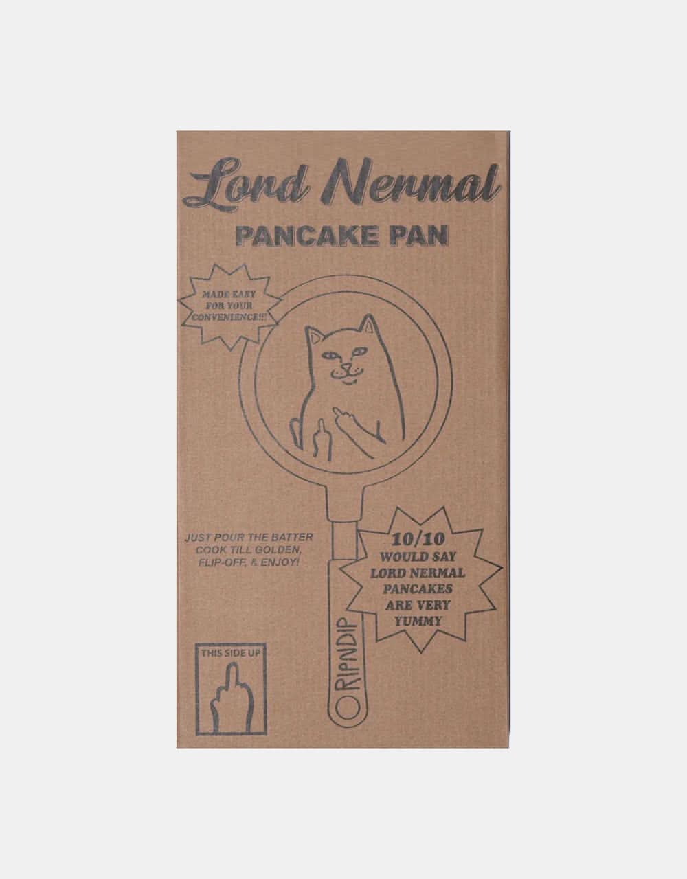 RIPNDIP Lord Nermal Pancake Pan - Black