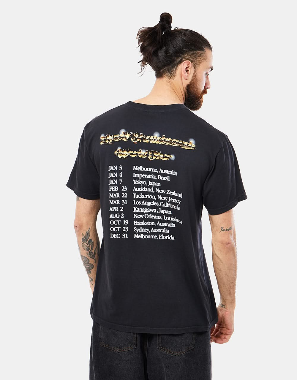 April World Tour T-Shirt - Vintage Black