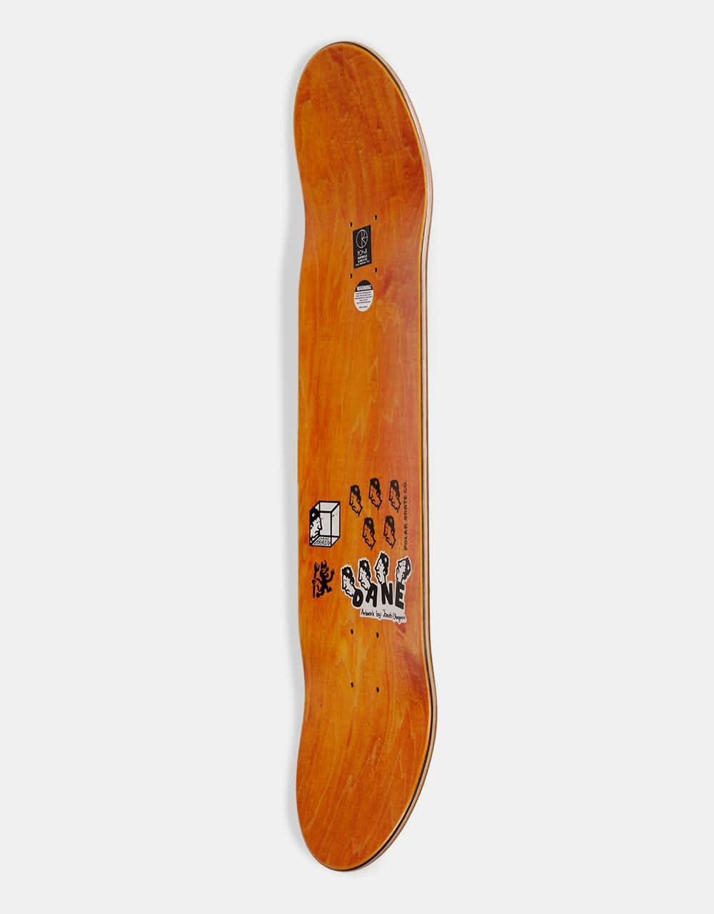 Polar Brady News Paper Skateboard Deck