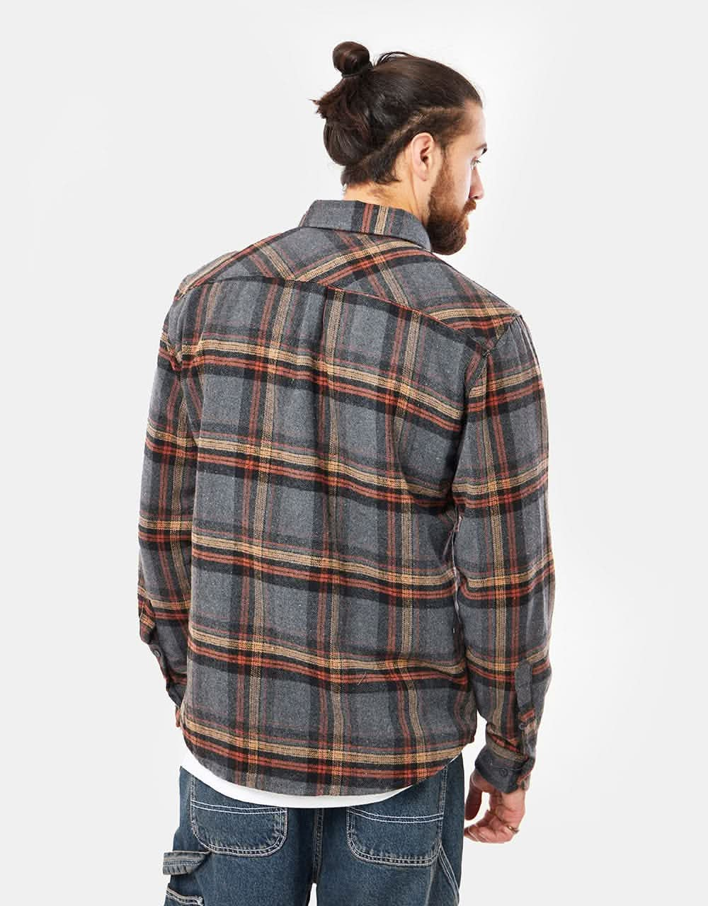 Route One Logan Flannel Shirt - Grey