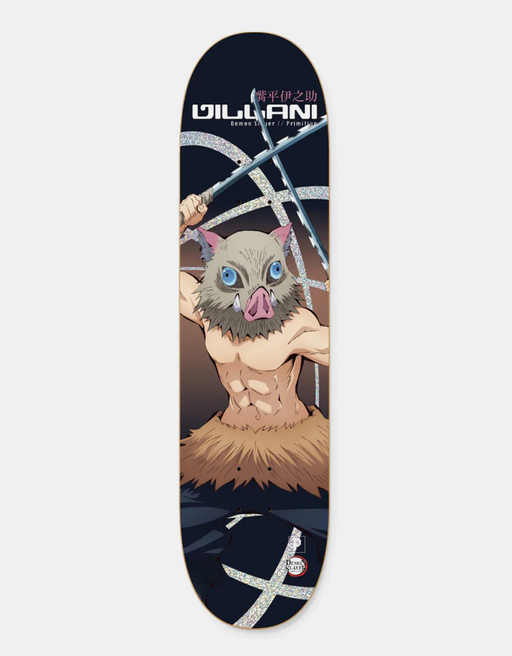 Primitive x Demon Slayer Villani Inosuke Skateboard Deck - 8.5"