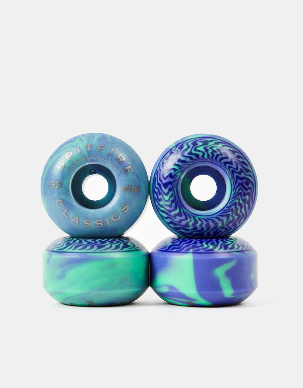 Spitfire Swirled Formula Four Classic 99d Skateboard Wheels - 52mm