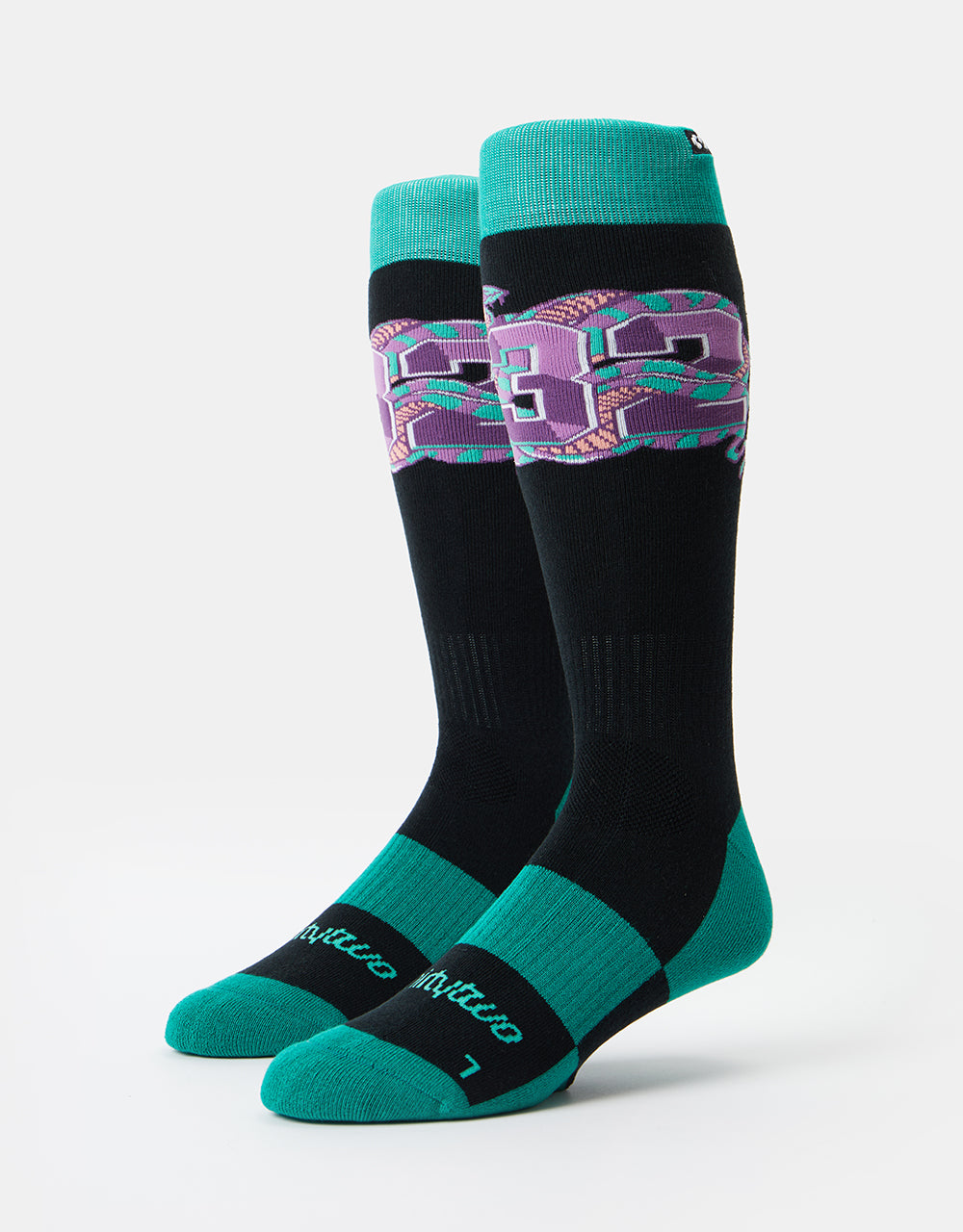 ThirtyTwo x Jono Wood Double Snowboard Socks - Black