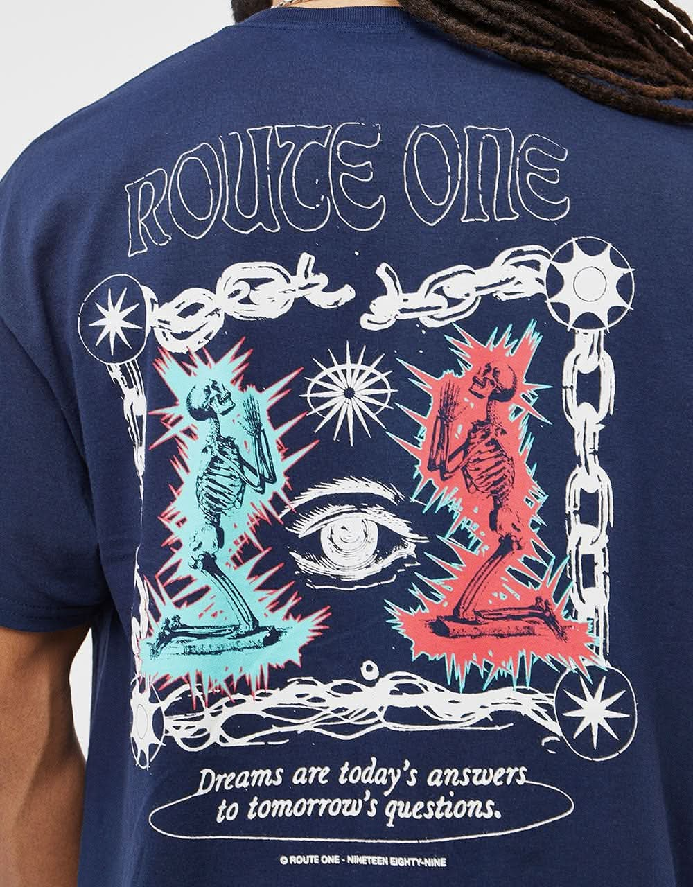 Route One Dreams T-Shirt - Navy