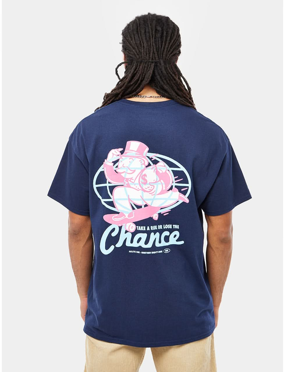 Route One What Are The Chances T-Shirt - Navy