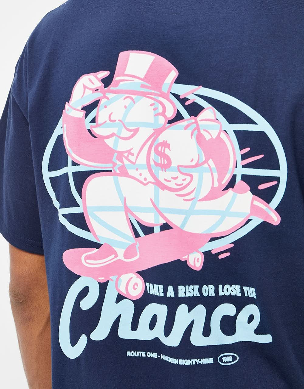 Route One What Are The Chances T-Shirt - Navy