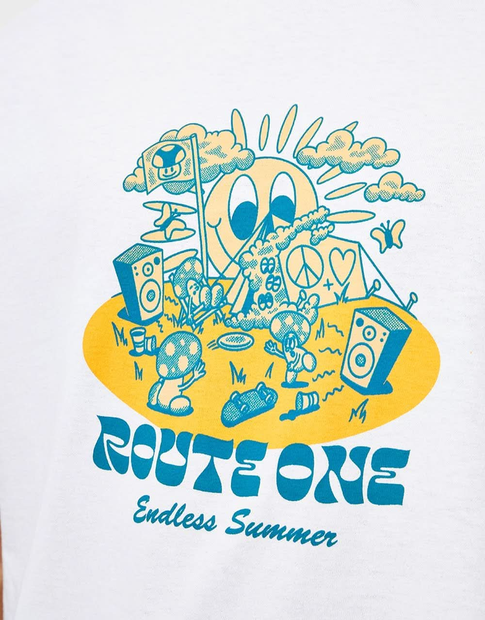 Route One Endless Summer T-Shirt - White