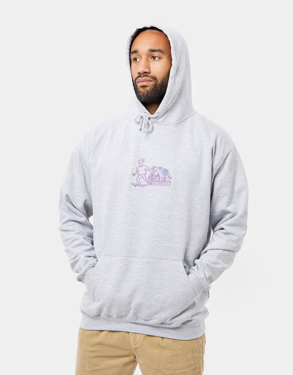 Route One Drive-By Pullover Hoodie - Heather Grey