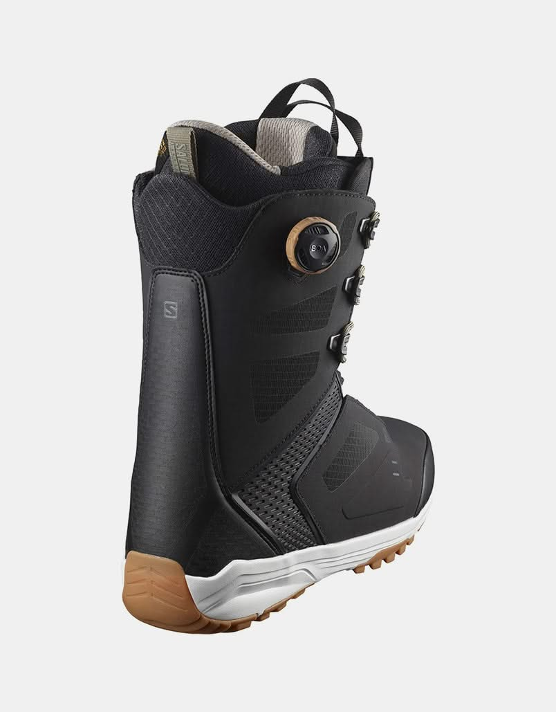 Salomon Dialogue Lace SJ BOA® 2023 Snowboard Boot - Black/Black/Vetiver