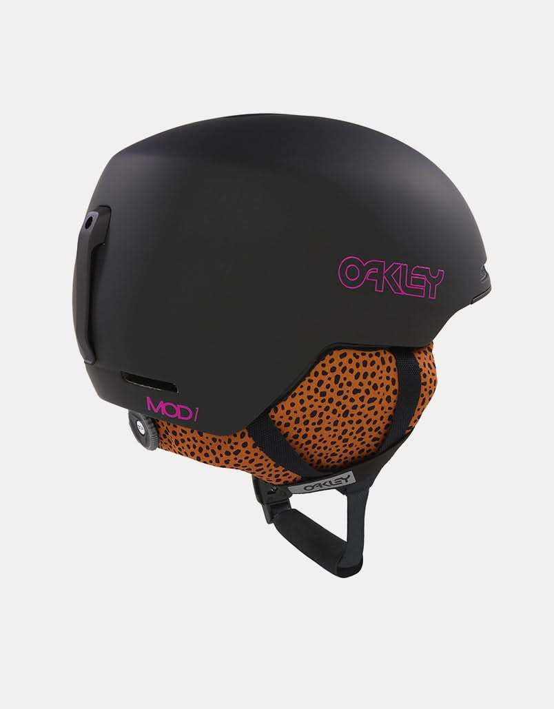 Oakley MOD1 Snowboard Helmet - Black/Ultra Purple/Cheetah