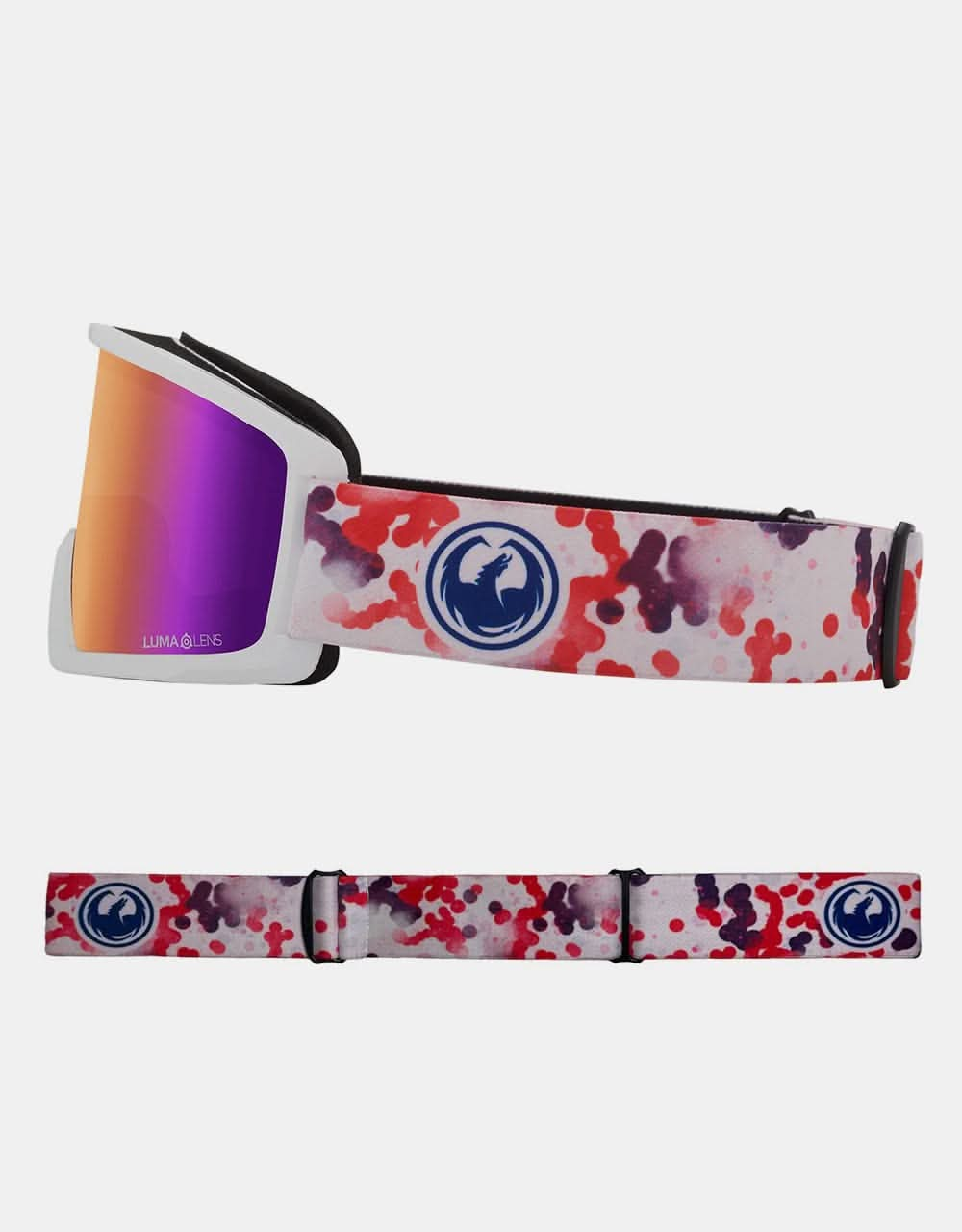 Dragon DX3 OTG Snowboard Goggles - Koi Lite/LUMALENS® Purple Ion