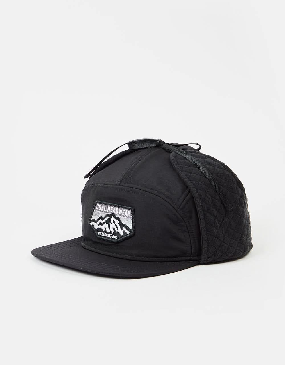 Coal The Tracker 5 Panel Ear Flap Cap - Black