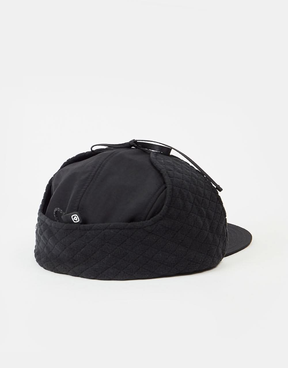 Coal The Tracker 5 Panel Ear Flap Cap - Black