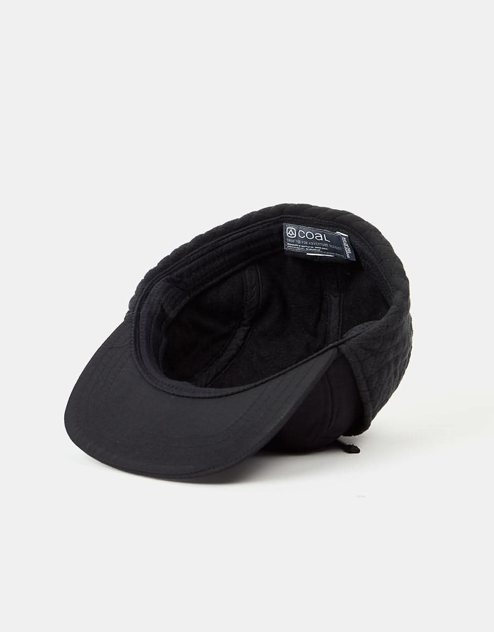 Coal The Tracker 5 Panel Ear Flap Cap - Black