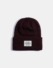 Coal The Uniform Beanie - Dark Burgundy Marl