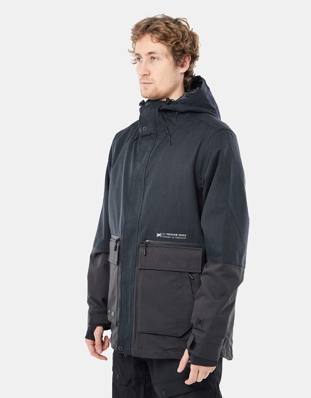 L1 Legacy 2023 Snowboard Jacket - Black/Phantom