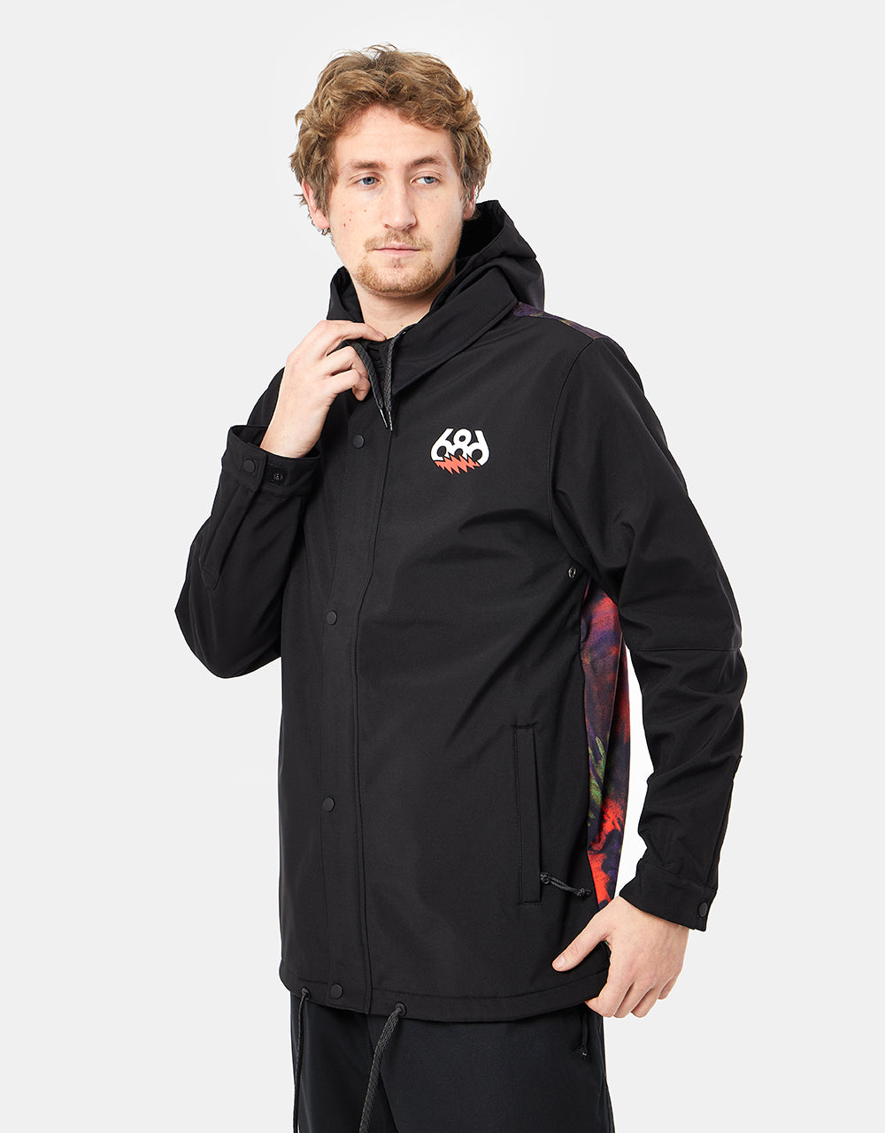 686 x Grateful Dead Waterproof Coaches Jacket - Black