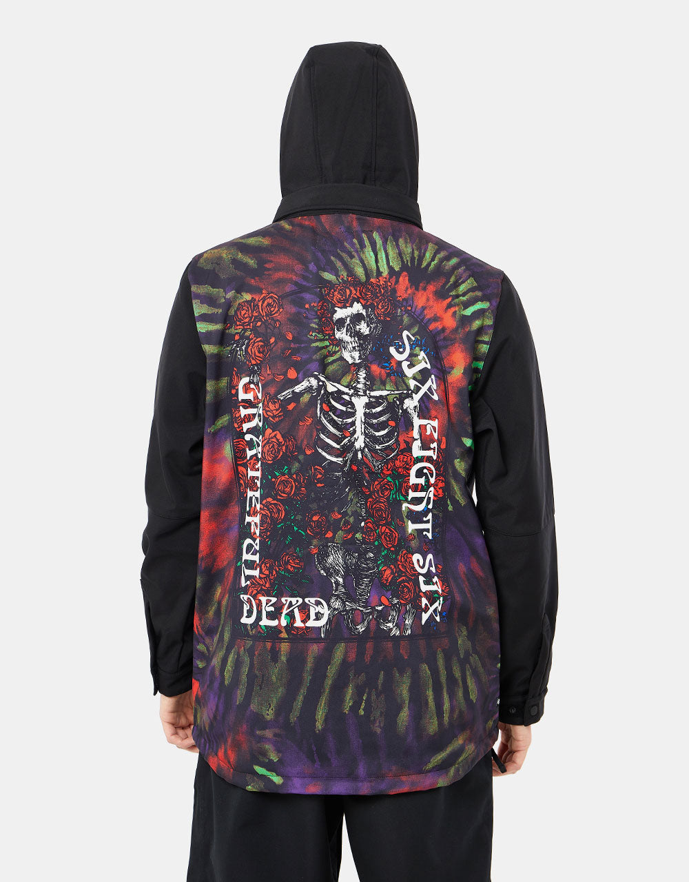 686 x Grateful Dead Waterproof Coaches Jacket - Black