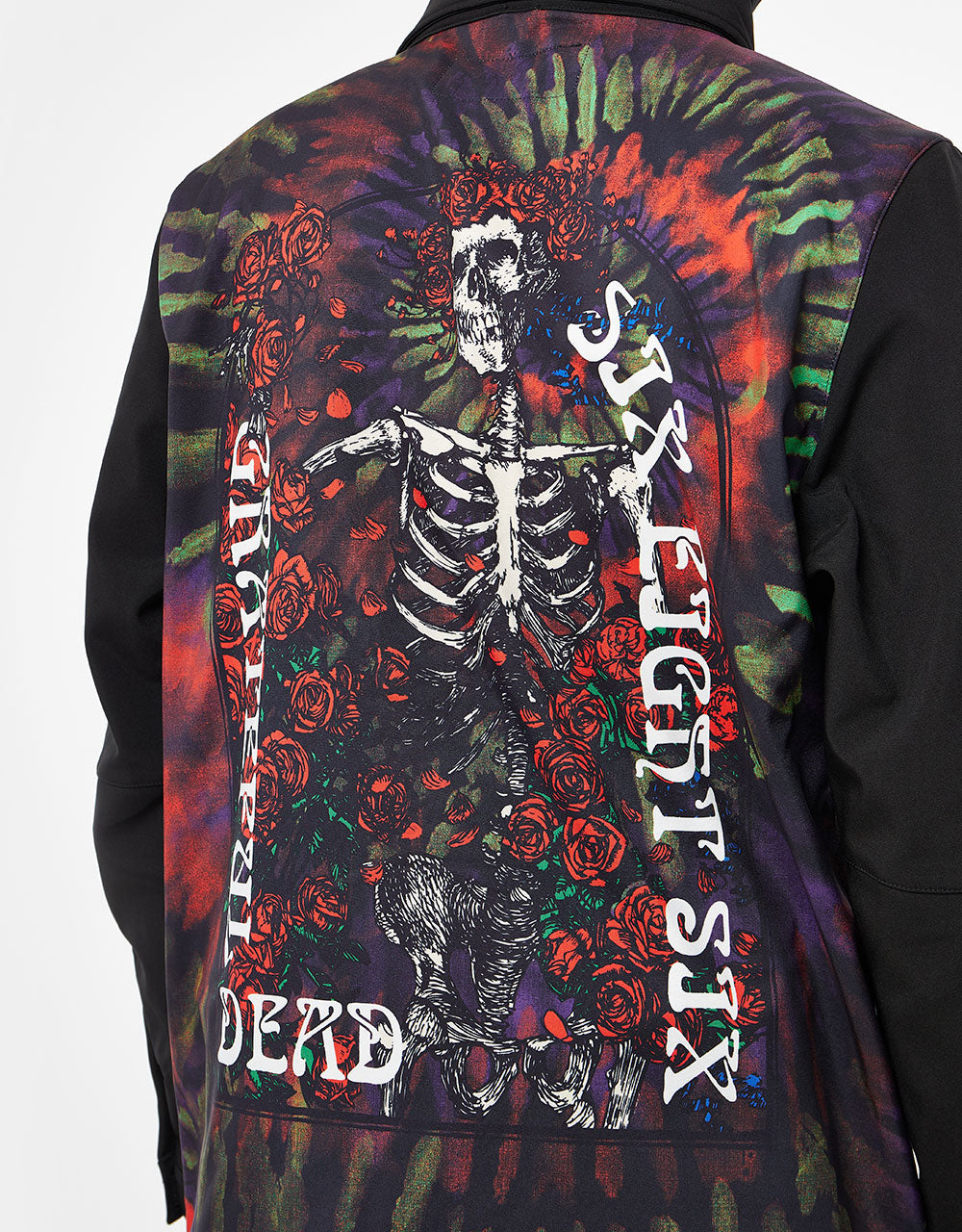 686 x Grateful Dead Waterproof Coaches Jacket - Black